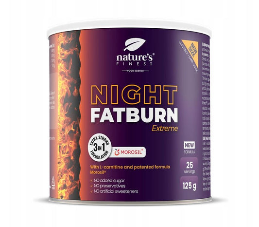 „Nature's Finest Night FatBurn“ Naktinis riebalų degintojas 125 g