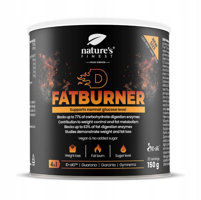„Nature's Finest D-FatBurner“ Riebalų Degintojas – Garcinija, Gimnema – 150 g