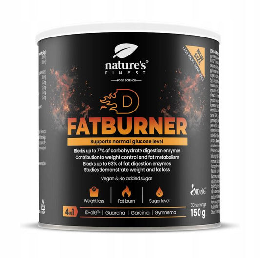 „Nature's Finest D-FatBurner“ Riebalų Degintojas – Garcinija, Gimnema – 150 g