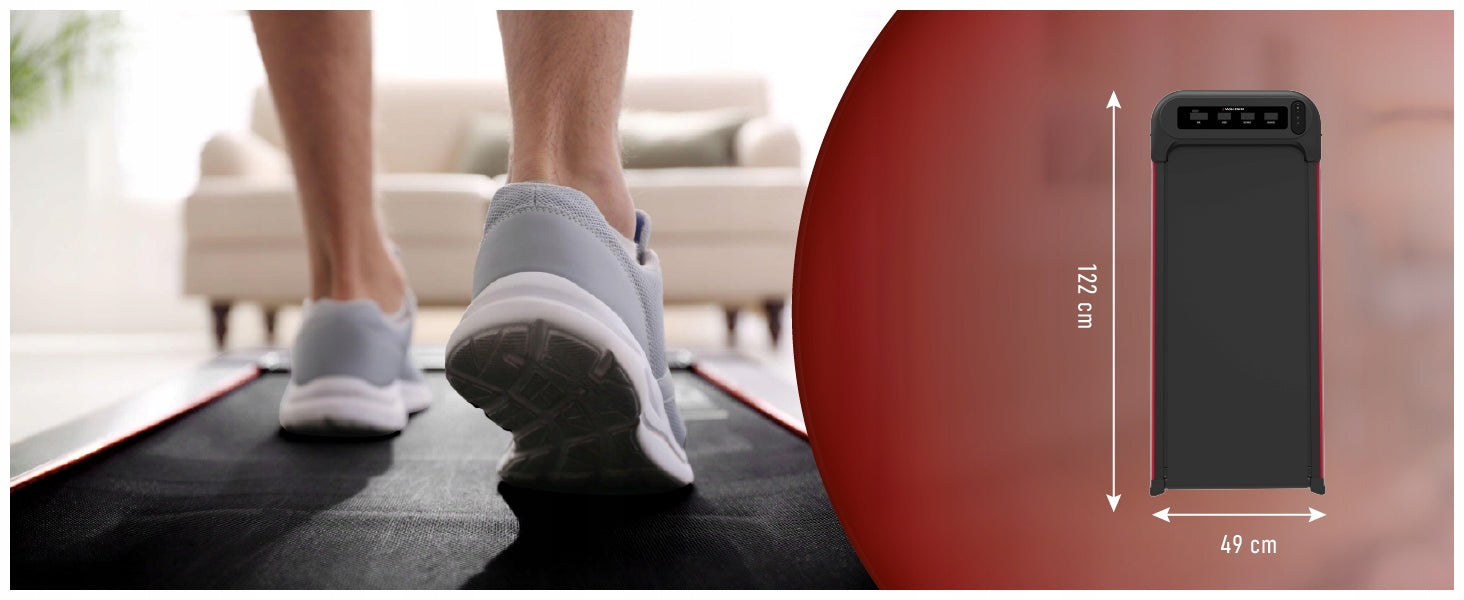 Ėjimo takelis Slim WalkingPad, juodas, iki 6 km/h