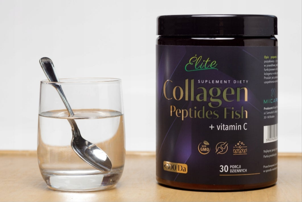 ELITE Natūralus žuvų kolagenas su vitaminu C 10000 mg