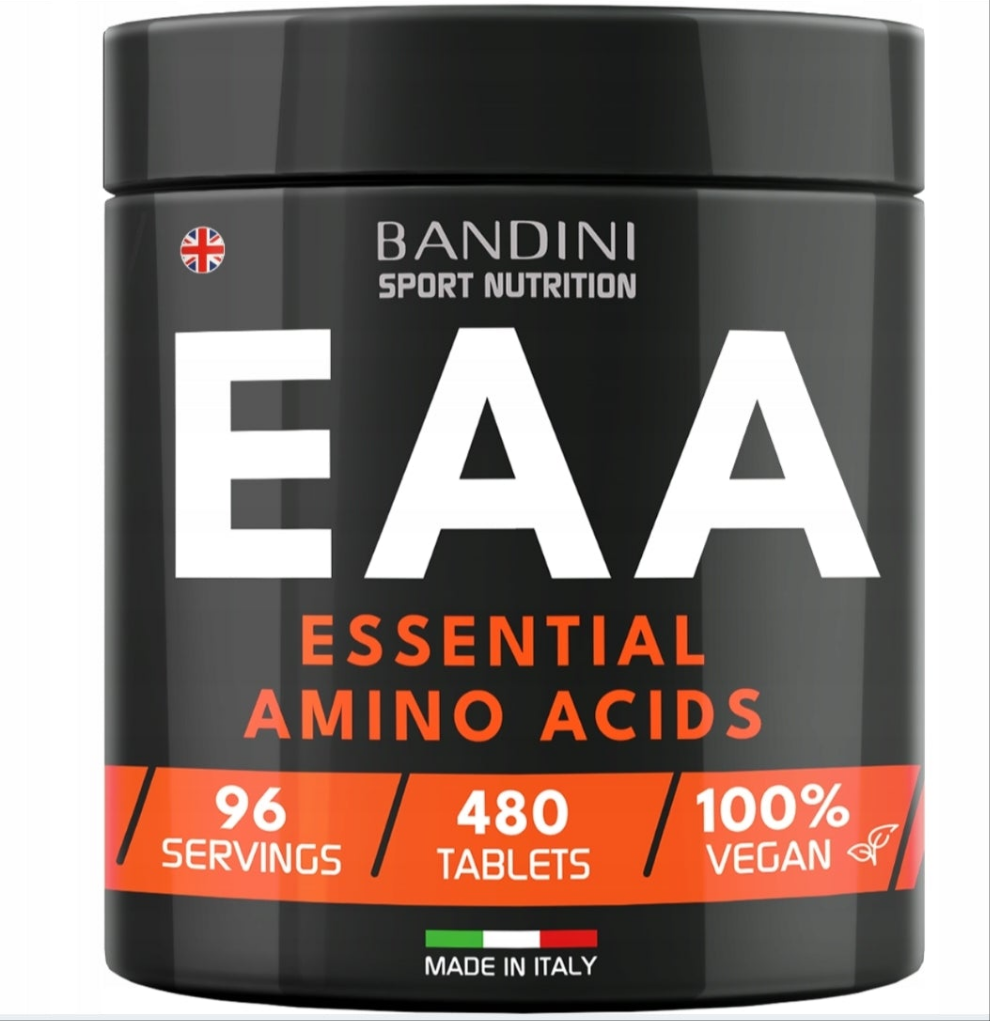 Bandini EAA nepakeičiamos aminorūgštys – 480 tablečių