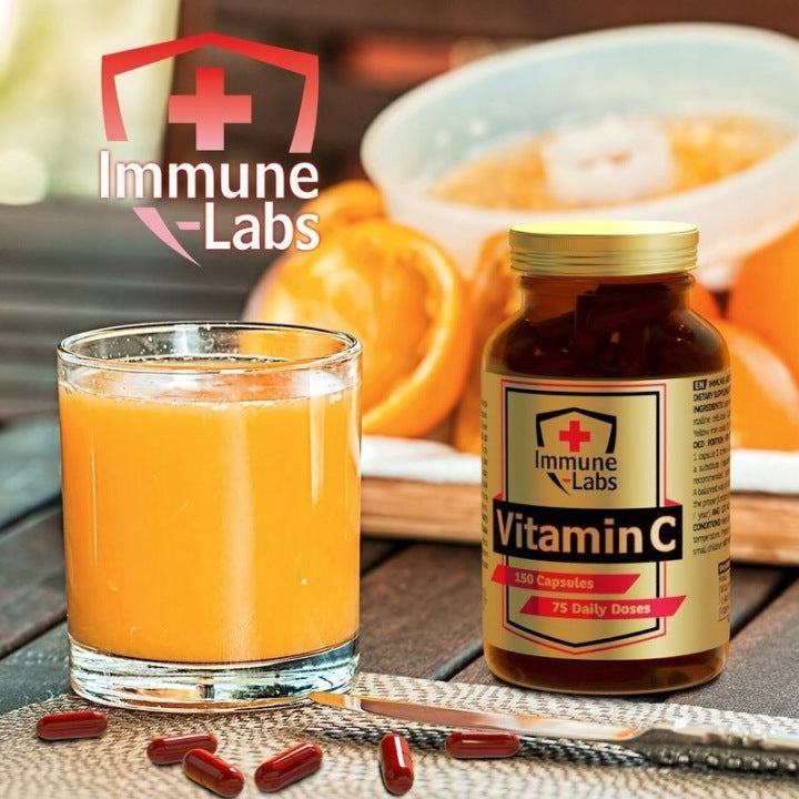 Immune-Labs Vitaminas C 500mg, 150 kaps.