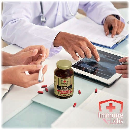 Immune-Labs NAC N-ACETILO CISTEINAS, 150 kaps.