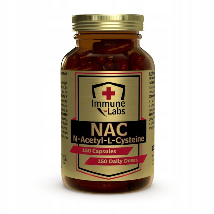 Immune-Labs NAC N-ACETILO CISTEINAS, 150 kaps.