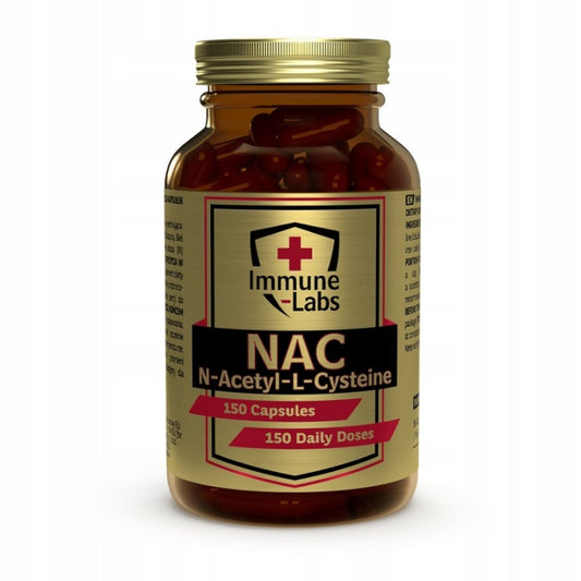 Immune-Labs NAC N-ACETILO CISTEINAS, 150 kaps.