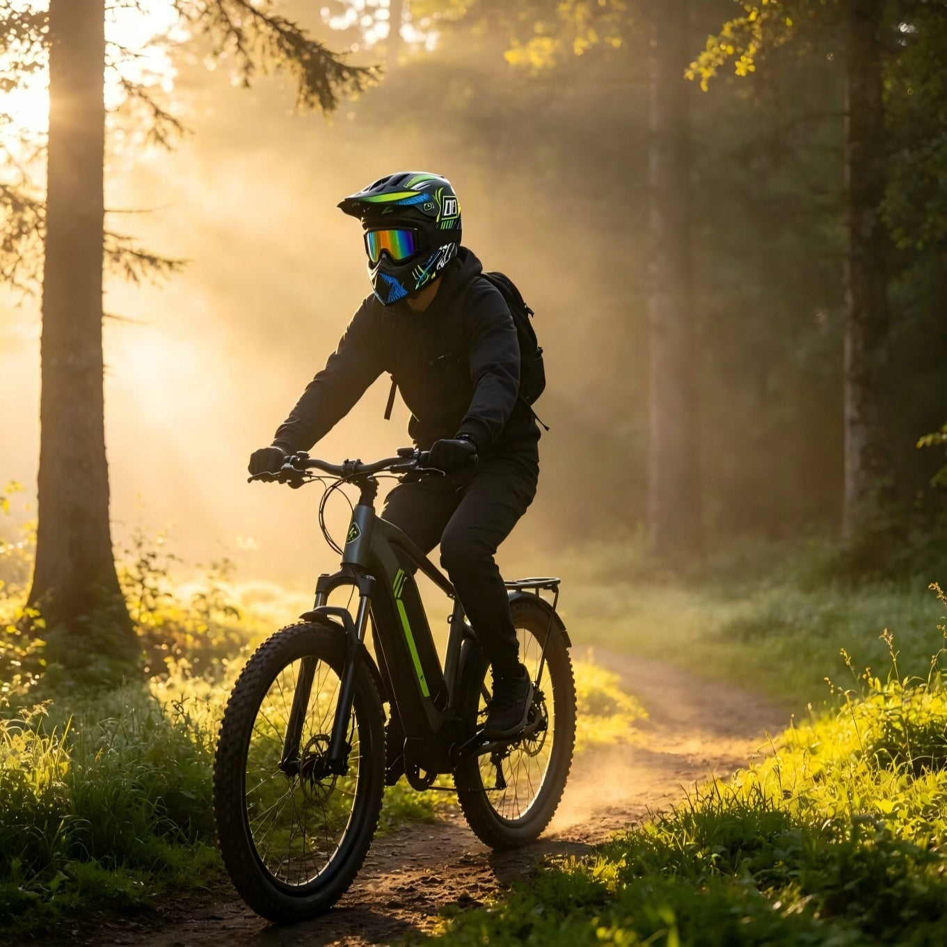 Dviračių, BMX, paspirtukų, motokroso šalmas + pirštinės + balaklava + akiniai