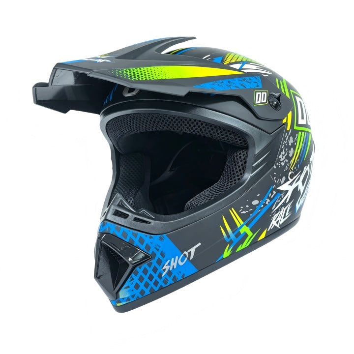 Dviračių, BMX, paspirtukų, motokroso šalmas + pirštinės + balaklava + akiniai