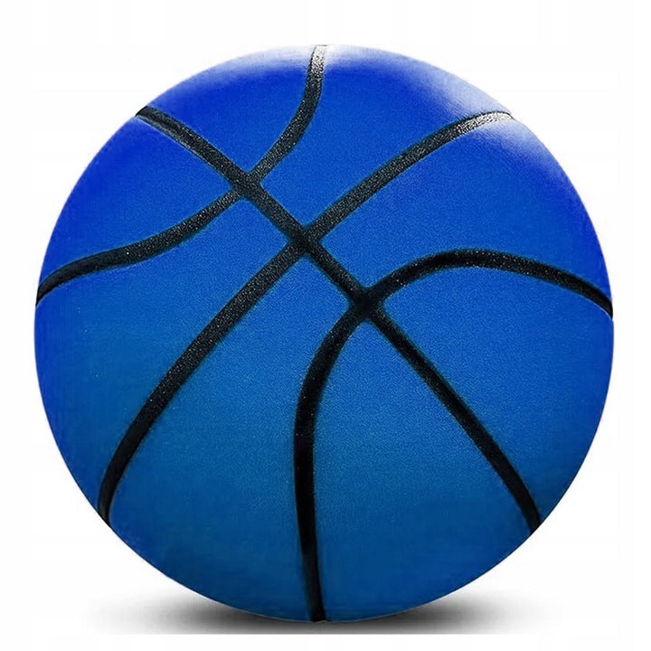 Silent Ball Tylus krepšinio kamuolys 18 cm, 3 dydis, Mėlynas