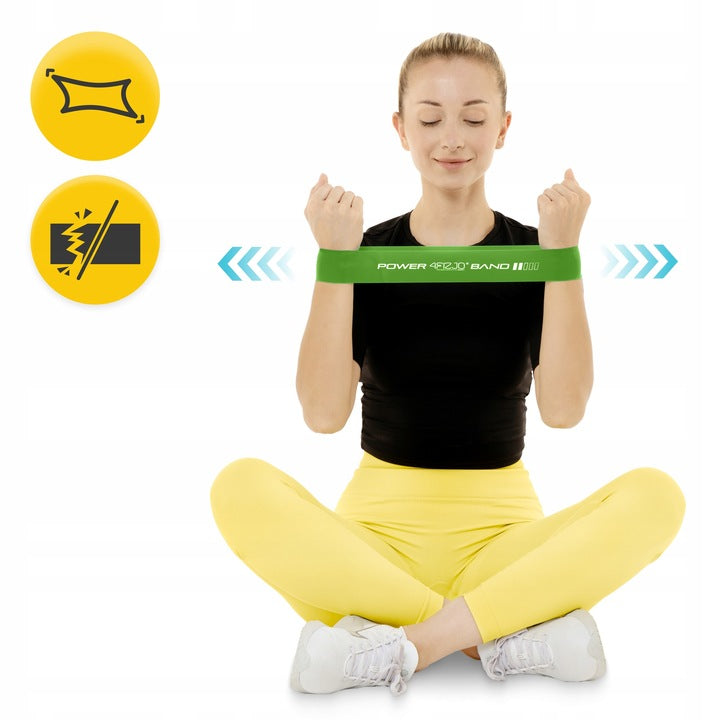 Fitneso gumų rinkinys MINI POWER BAND 4FIZJO 5 vnt.