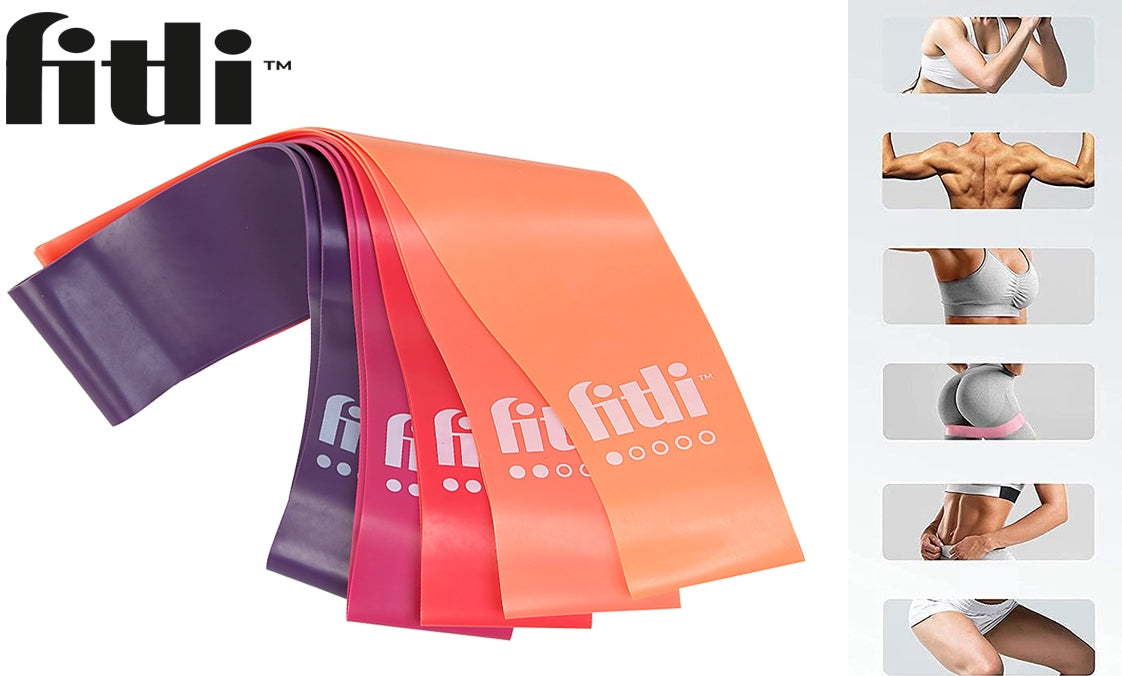 FITLI MINI BAND pasipriešinimo gumų rinkinys 5vnt.