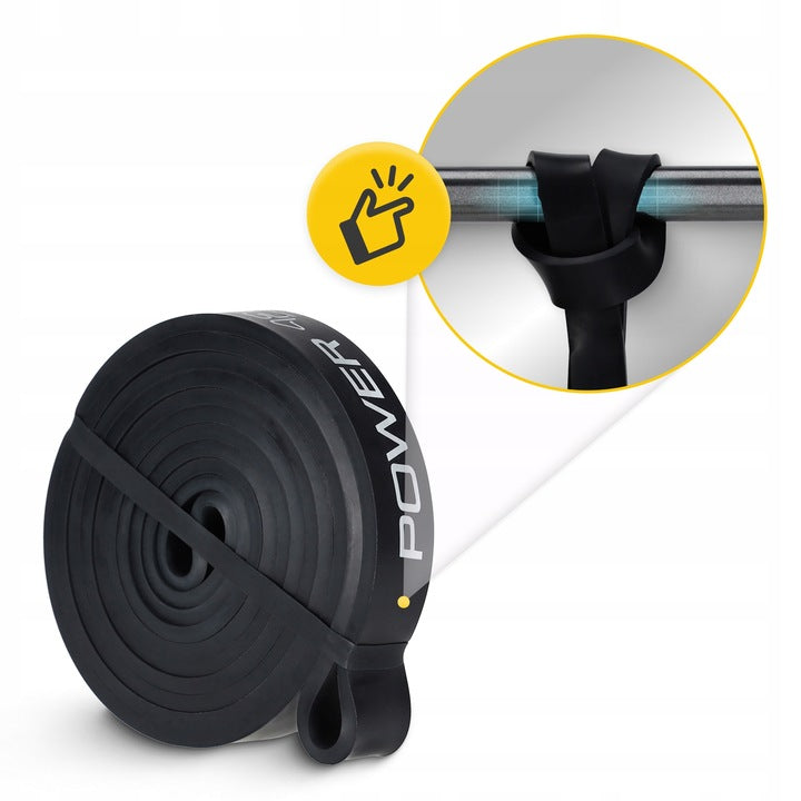 POWER BAND 4FIZJO ilgų treniruočių gumų rinkinys, 3 vnt.