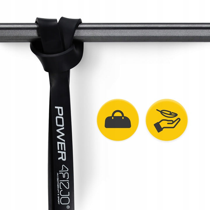 POWER BAND 4FIZJO ilgų treniruočių gumų rinkinys, 3 vnt.