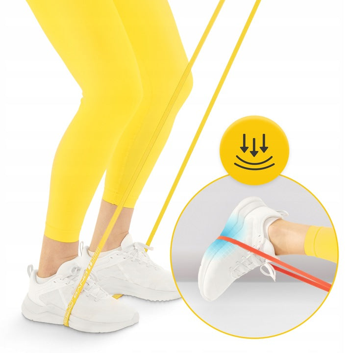 POWER BAND 4FIZJO ilgų treniruočių gumų rinkinys, 3 vnt.