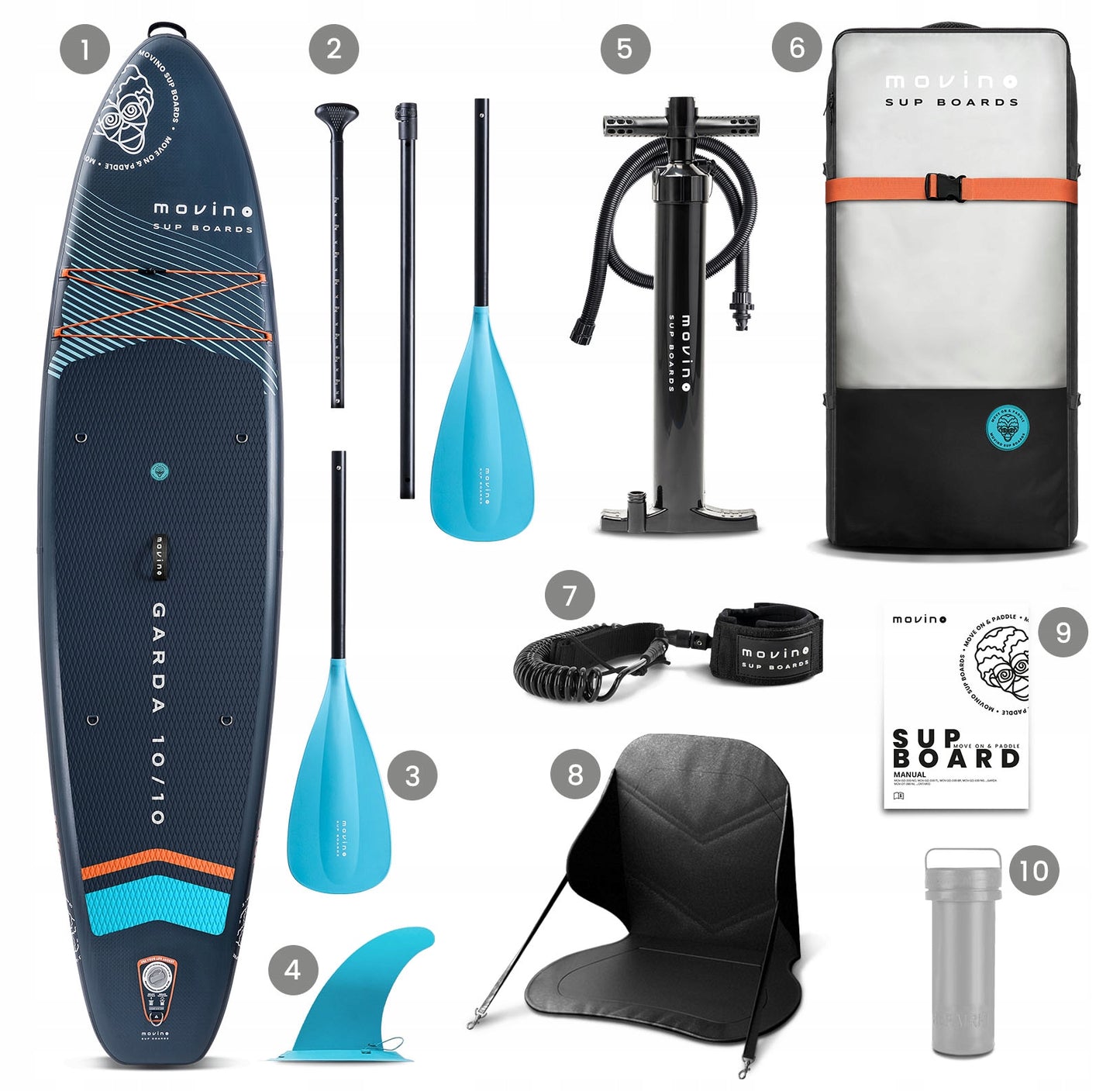 Movino irklentė 2in1 330cm