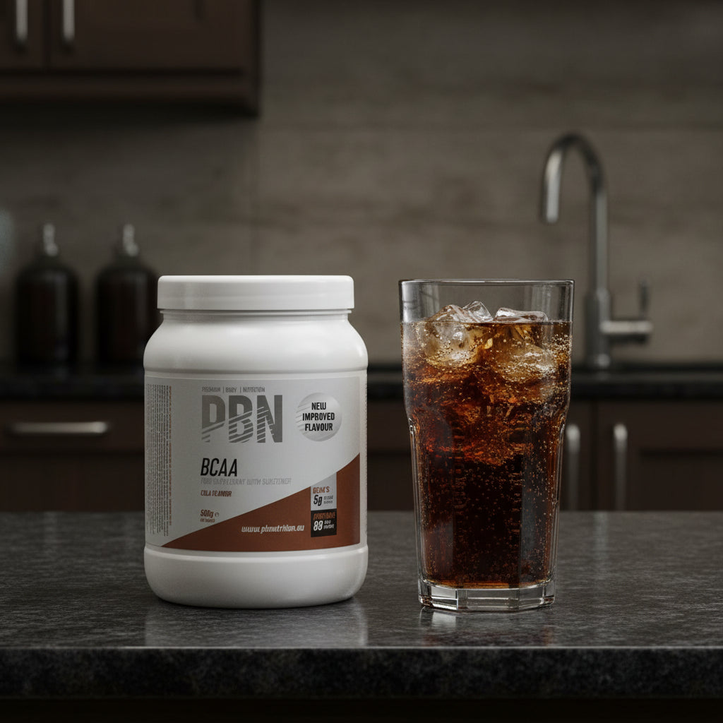 PBN BCAA Aminorūgštys 500g Cola