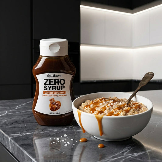 Gymbeam ZERO Syrup becukris sūdytos karamelės sirupas