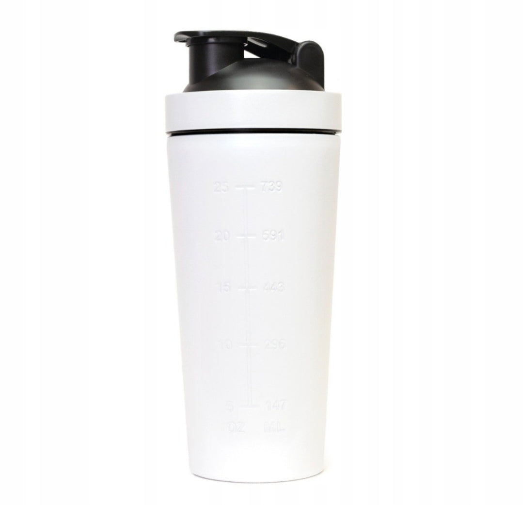 Gymbeam plieninė plaktuvė 750 ml balta