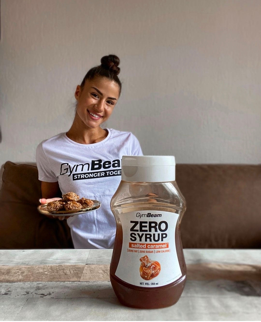 Gymbeam ZERO Syrup becukris sūdytos karamelės sirupas
