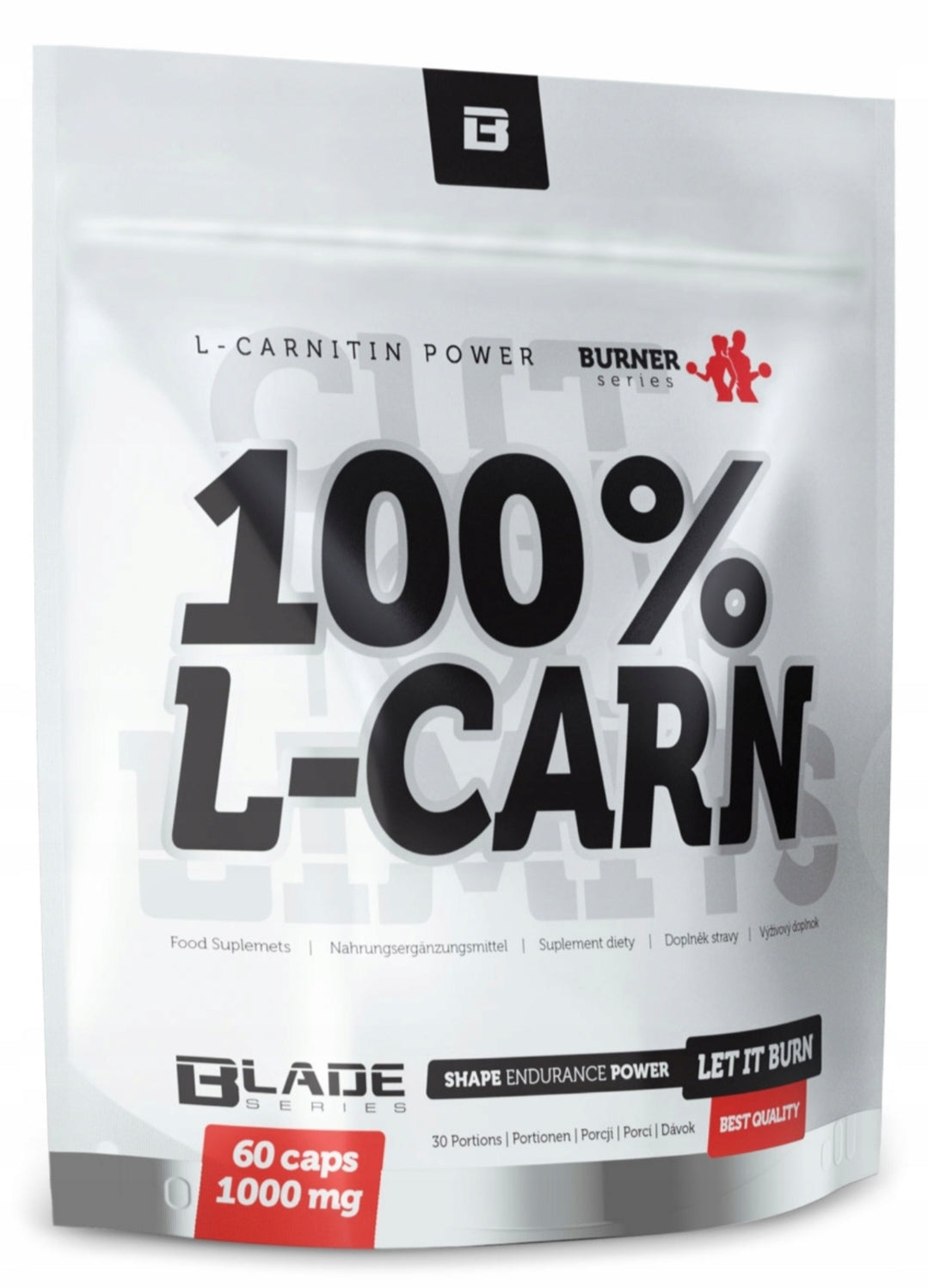 Hitec Nutrition Blade Series L-karnitinas 60g 60tab