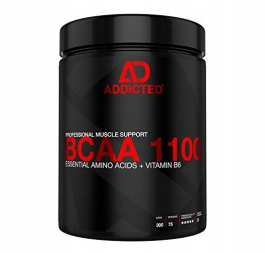 ADDICTED BCAA 1100 Aminorūgštys Kapsulėmis