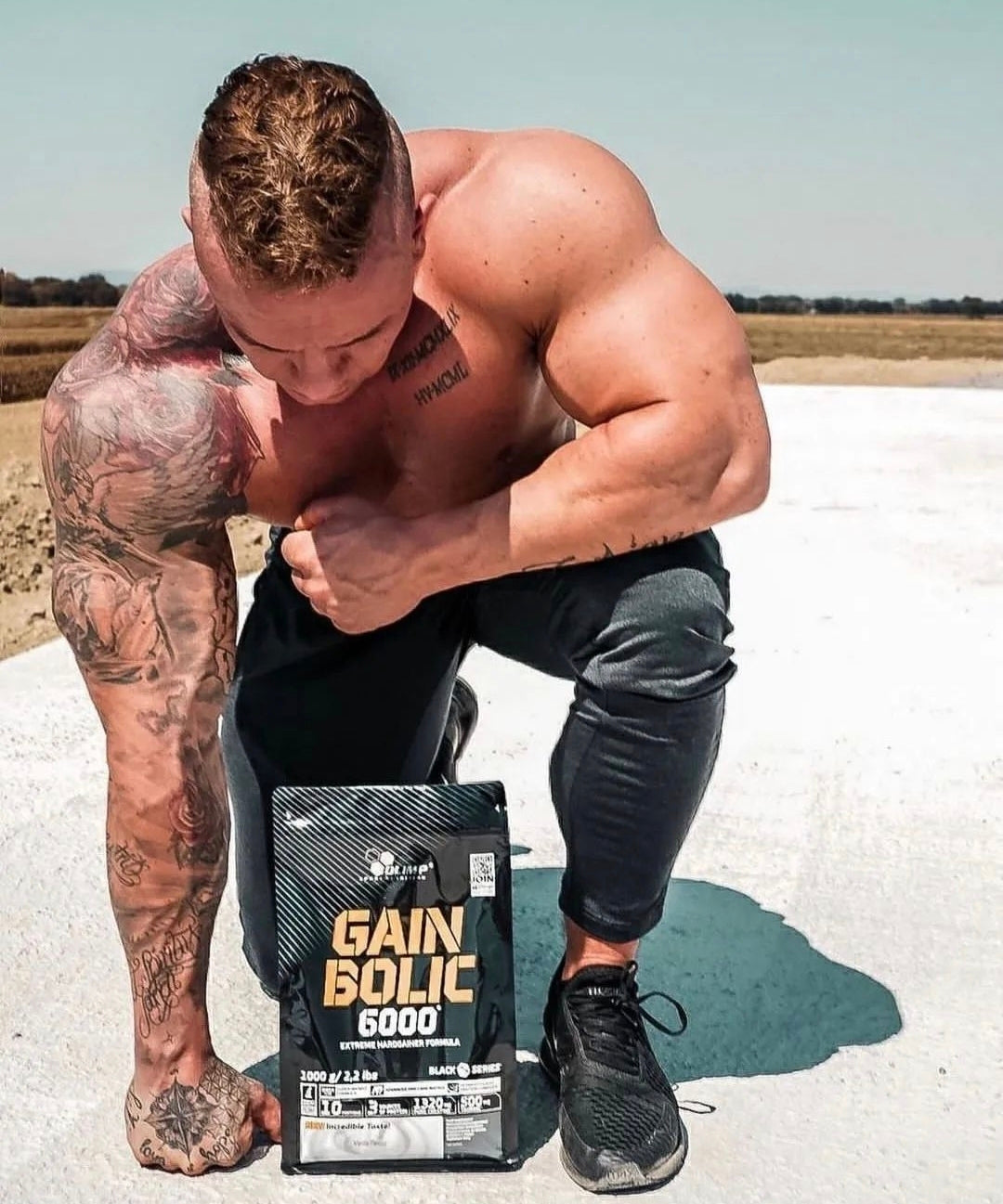 Olimp Sport Nutrition Gain Bolic 6000 Geineris 1kg Braškių Skonio