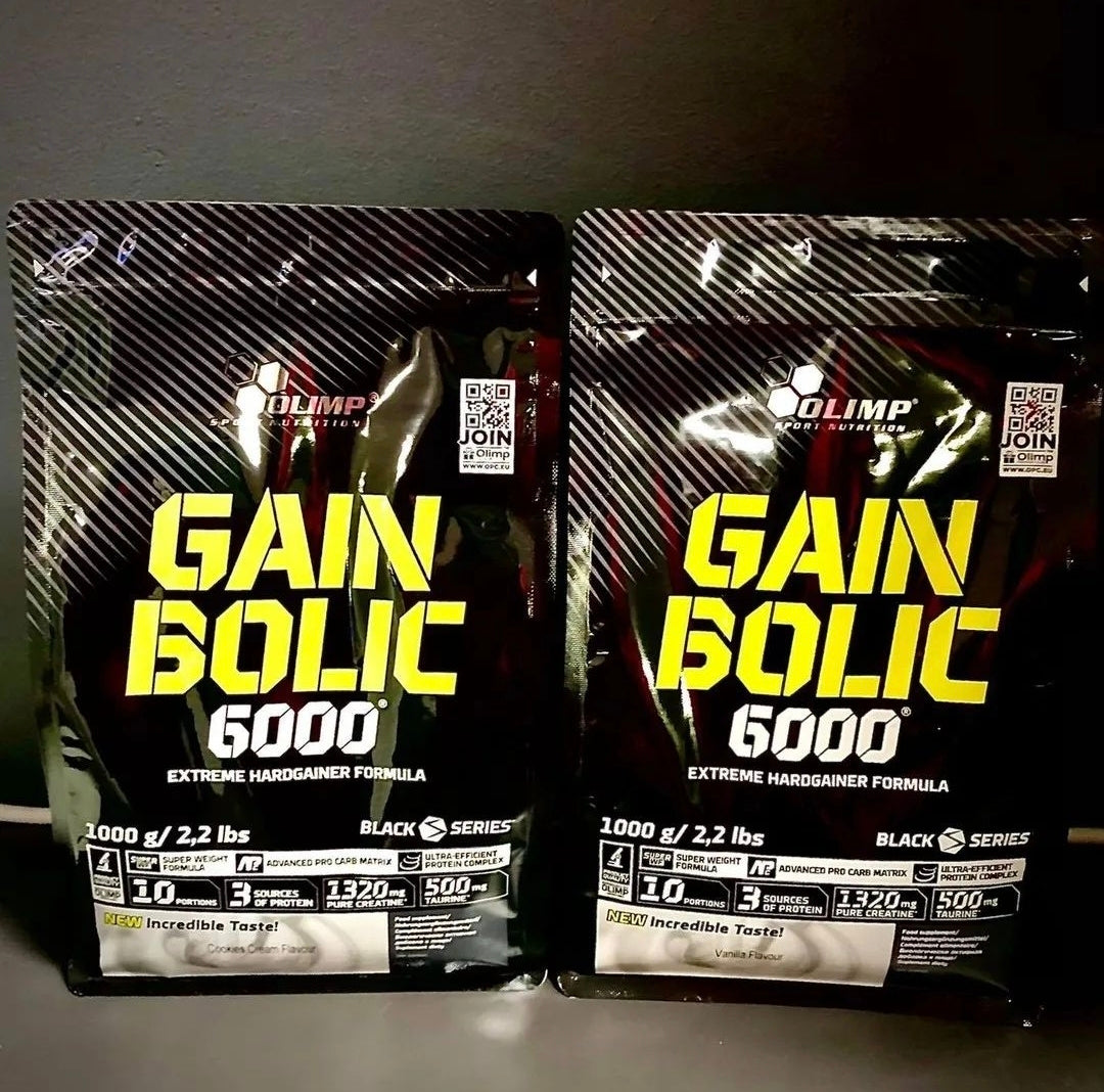 Olimp Sport Nutrition Gain Bolic 6000 Geineris 1kg Braškių Skonio