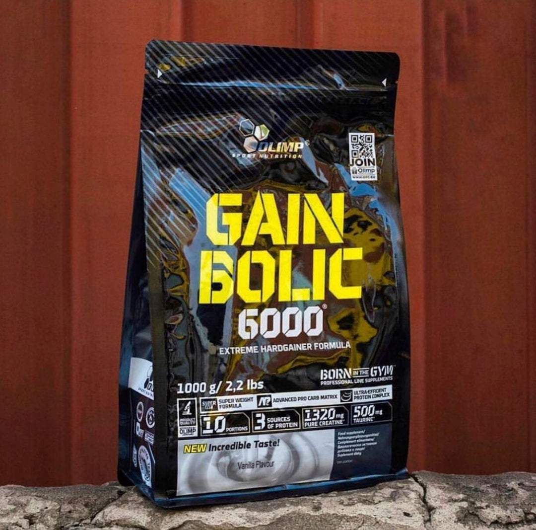 Olimp Sport Nutrition Gain Bolic 6000 Geineris 1kg Braškių Skonio