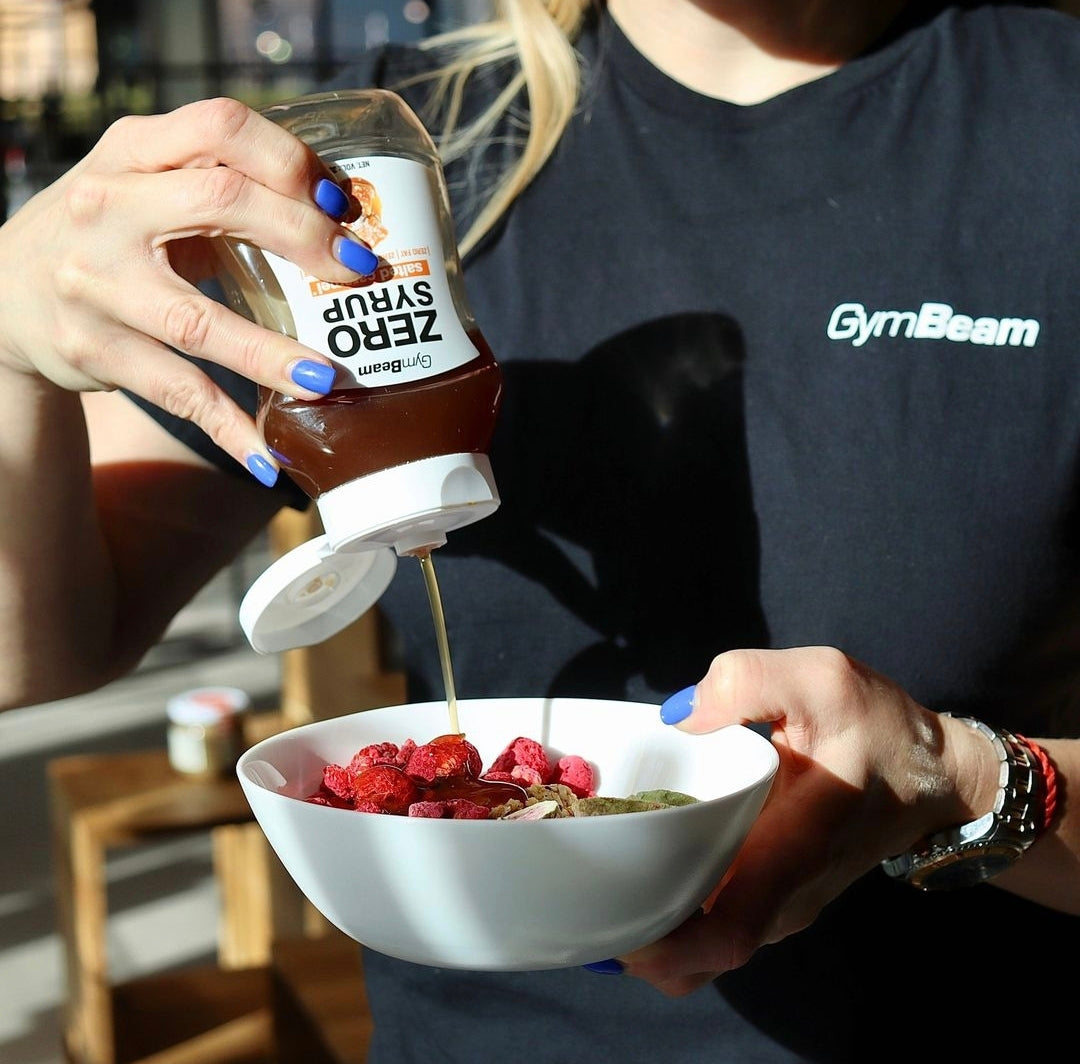 Gymbeam ZERO Syrup becukris sūdytos karamelės sirupas