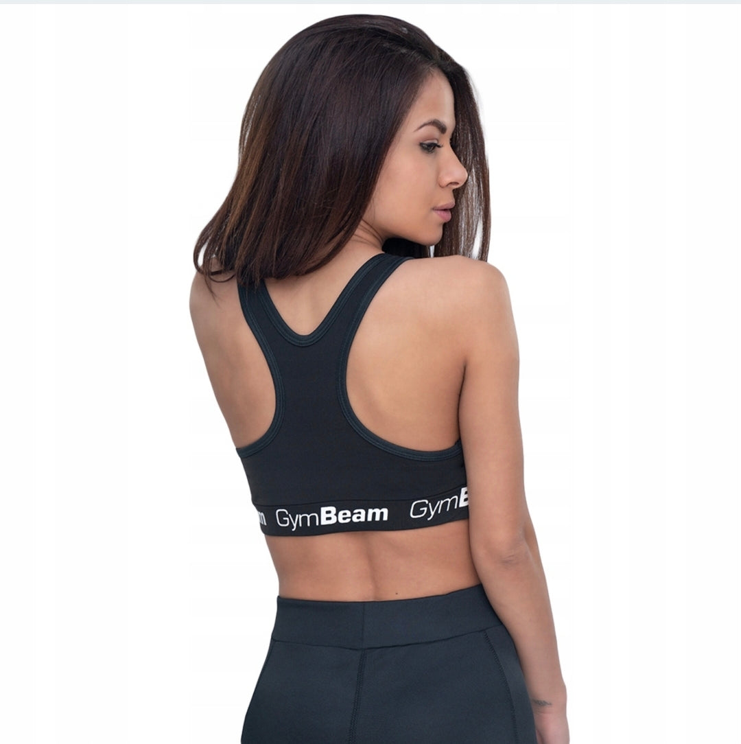 GymBeam Simple Black Sporto liemenėlė / Braletė