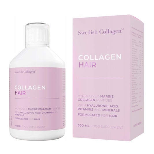Švediško kolageno hidrolizuotas kolagenas plaukams 1 ir 3 tipo, sveikiems plaukams 500 ml