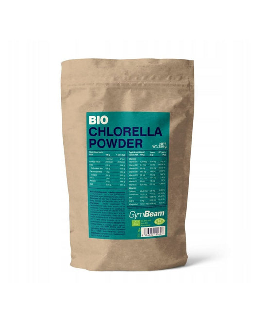 BIO chlorella milteliai GymBeam Bio, 250g