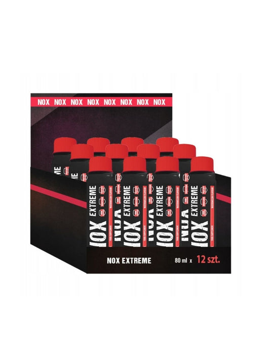 12 x Nowmax NOX Extreme  Pre-workout energinis gėrimas 80 ml