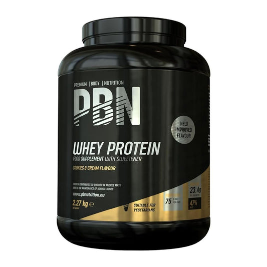 PBN Whey baltymai 2.27kg Sausainių ir grietinėlės (Cookies & Cream) Skonio