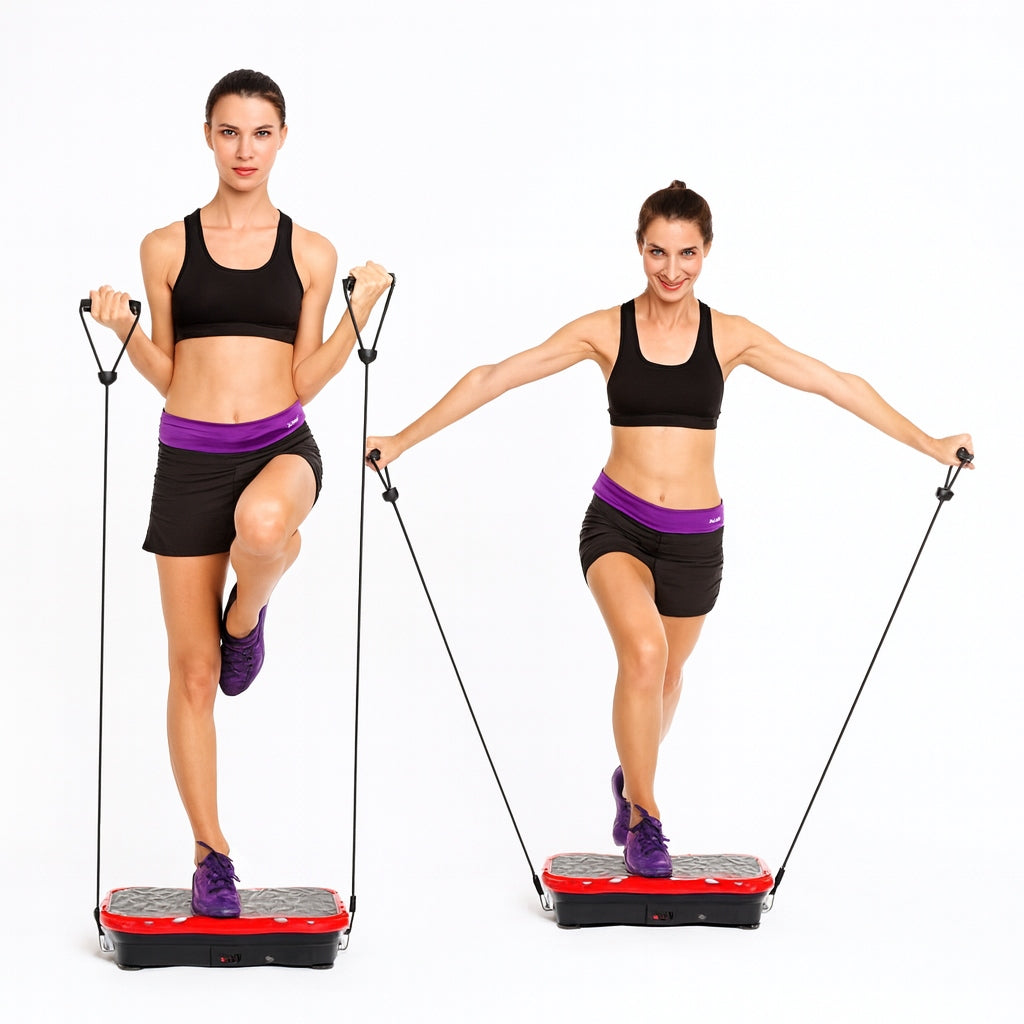 Vibracinė vibro platfotma kūno treniravimui ir formavimui 180 greičių