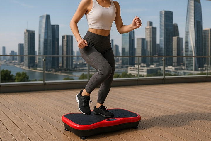 Vibracinė vibro platfotma kūno treniravimui ir formavimui 180 greičių