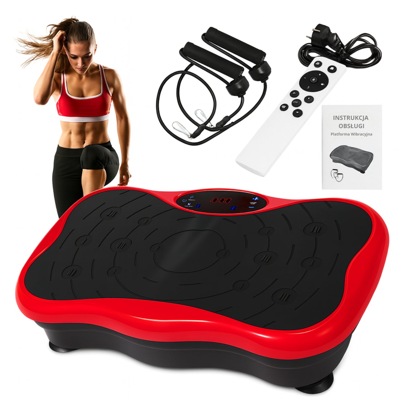 Vibracinė vibro platfotma kūno treniravimui ir formavimui 180 greičių
