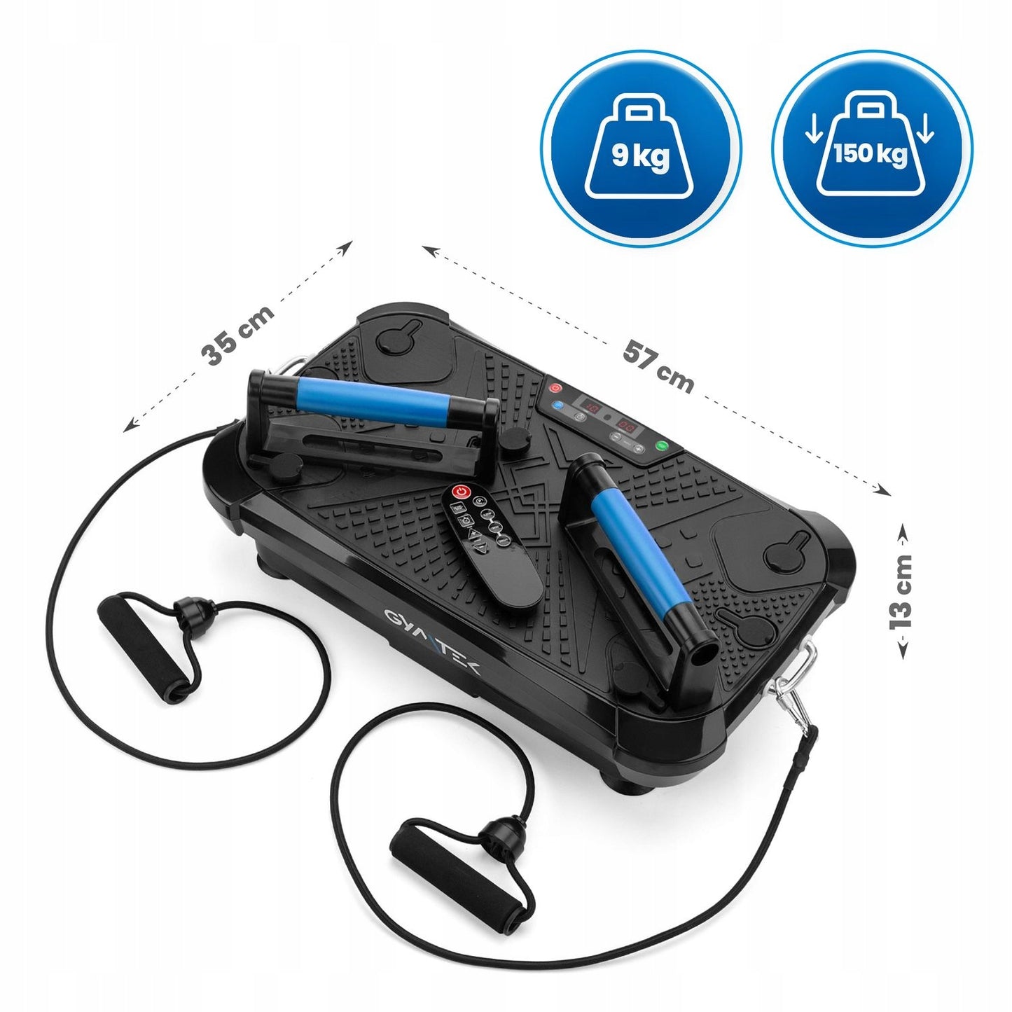 Susipažinkite su XP600 vibracijos platforma su rankenomis