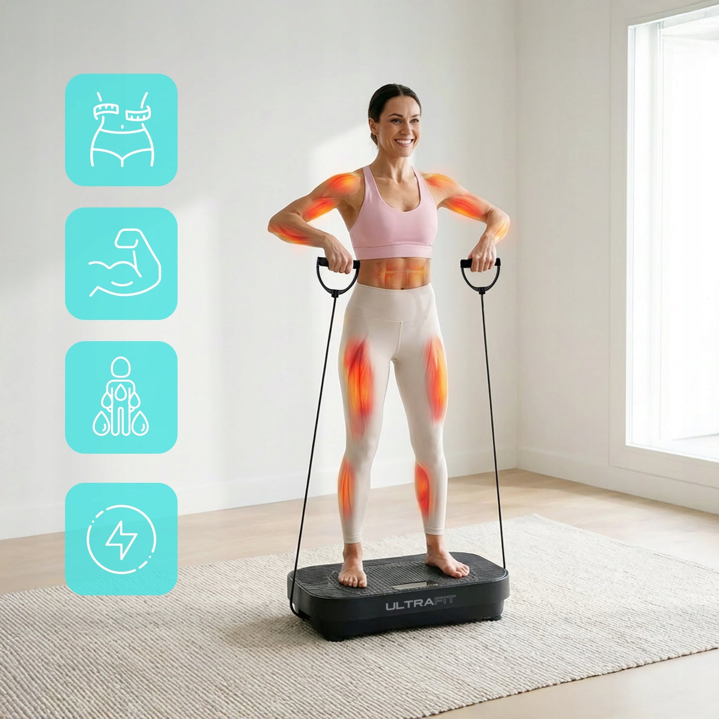 Vibracijos platforma Meteor su ekspanderiais