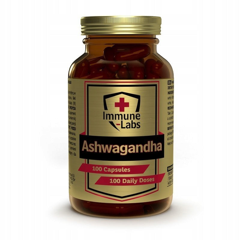 Immune-Labs Ashwagandha 100 kaps. Indijos ženšenis