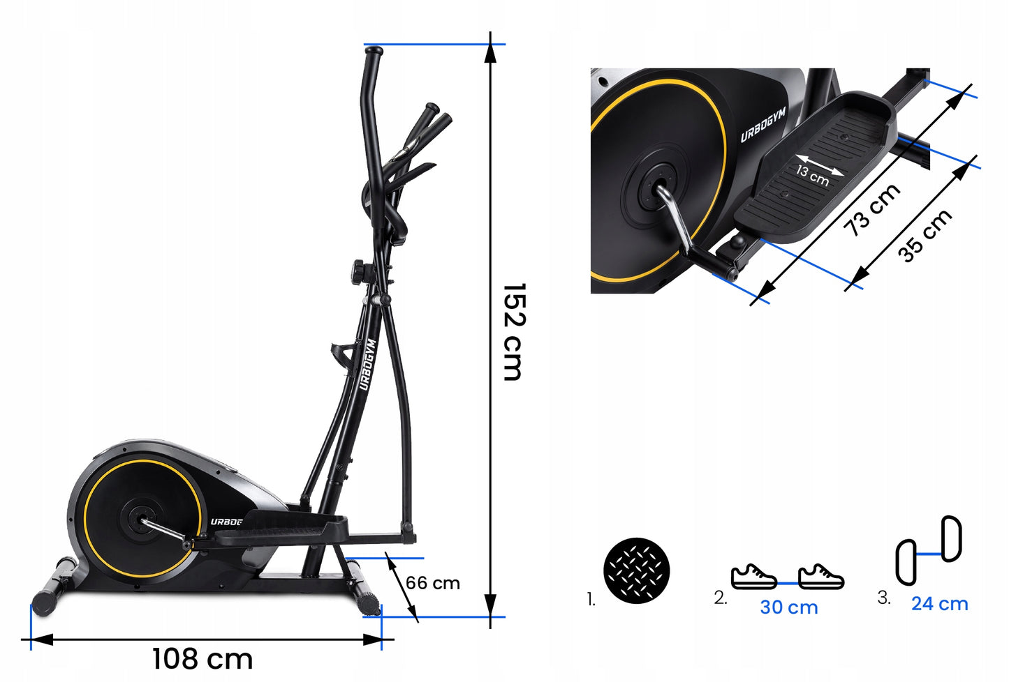 Elipsinis treniruoklis URBOGYM ORION