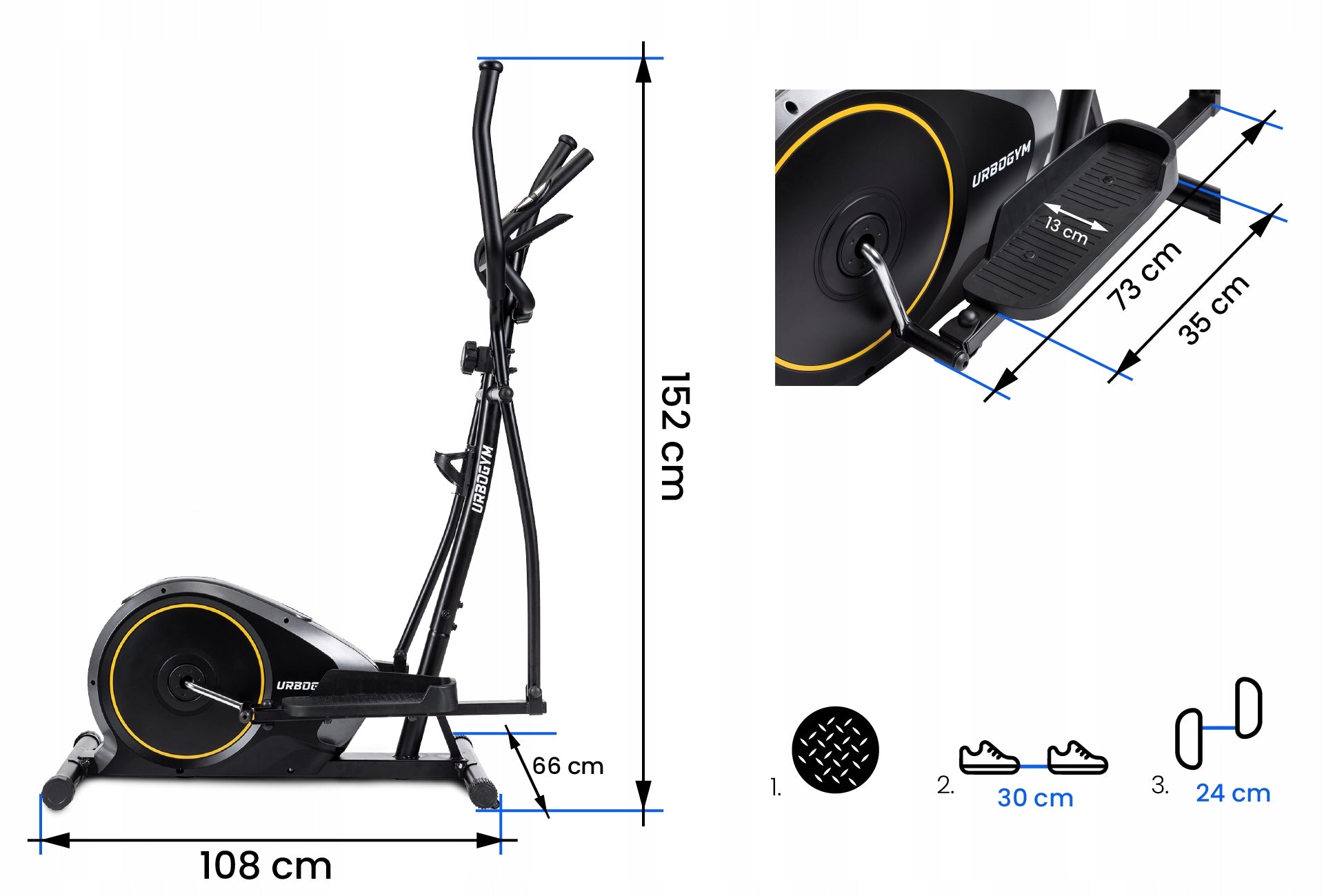 Elipsinis treniruoklis URBOGYM ORION