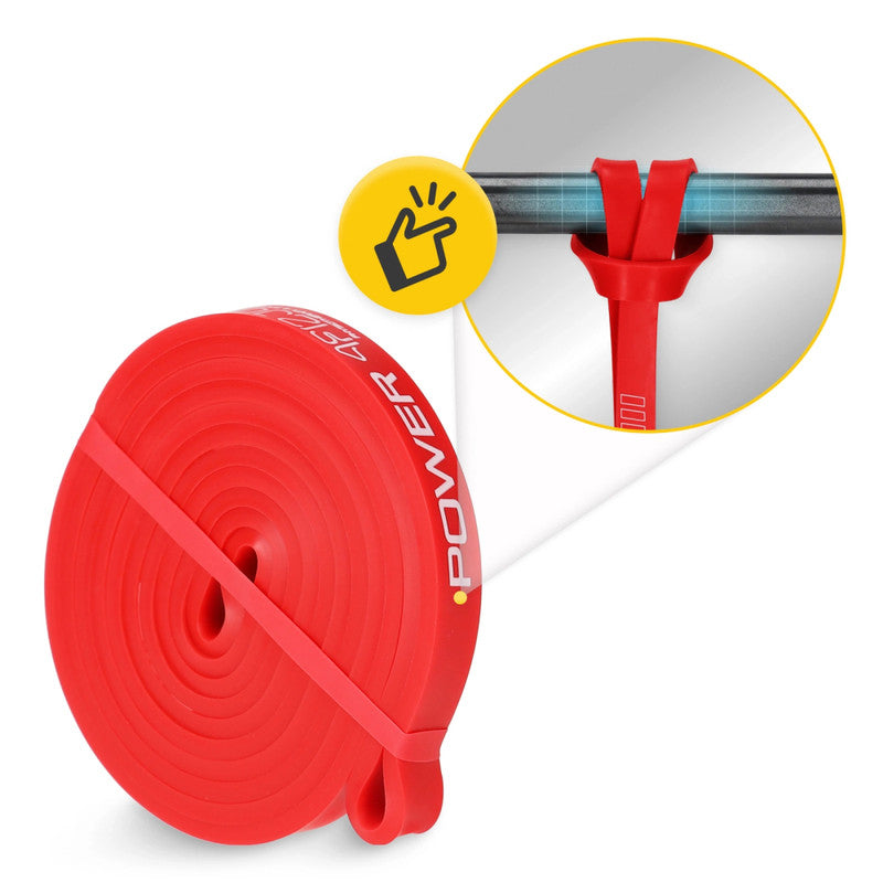 Pasipriešinimo juosta Power Band 4Fizjo, 208cm, raudona