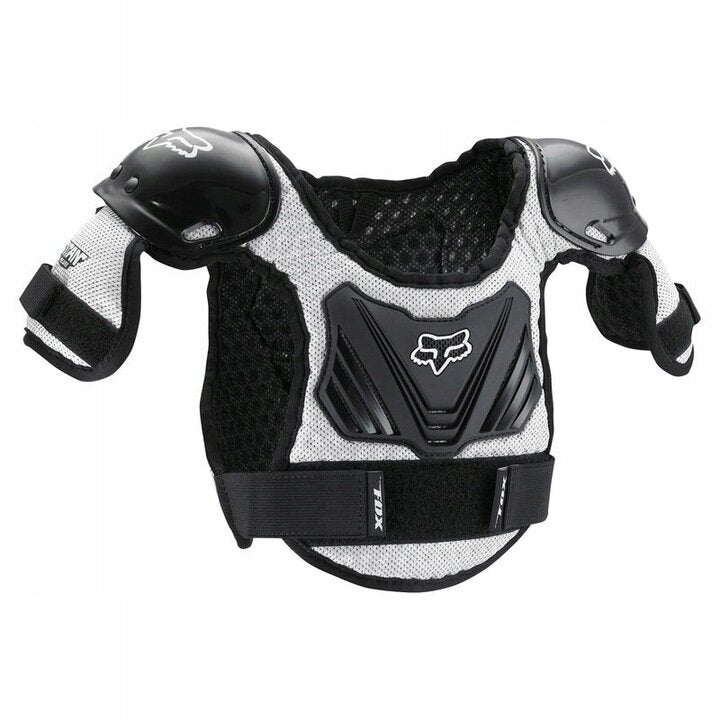 FOX Peewee Titan Roost Deflector – vaikiška krūtinės ir nugaros apsauga motokrosui, BMX M/L: 6–9 m.