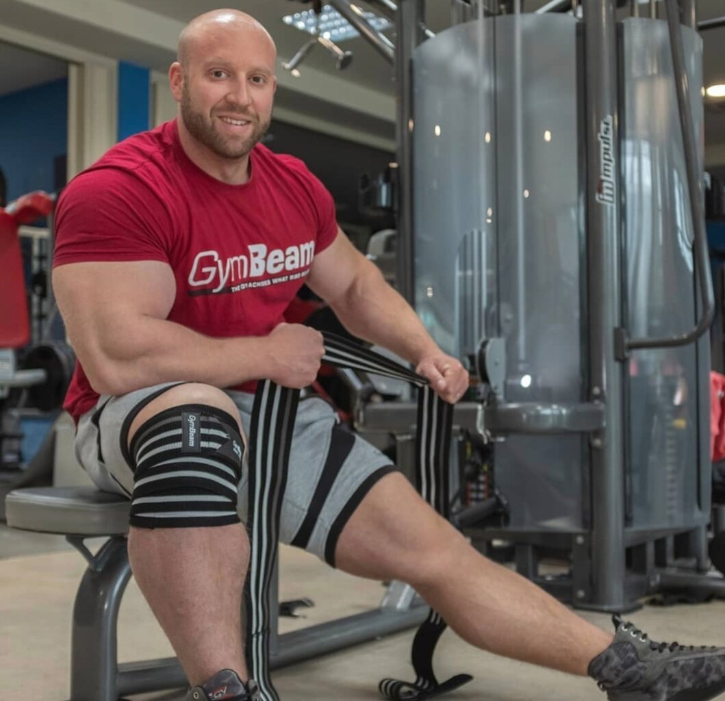 GymBeam Elastinės kelių juostos / Stabilizatoriai