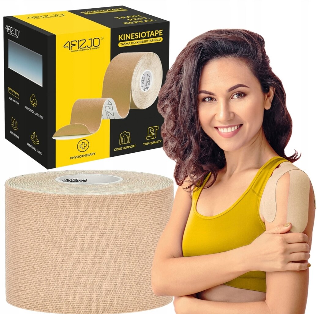 Kineziologinis teipas, rudas