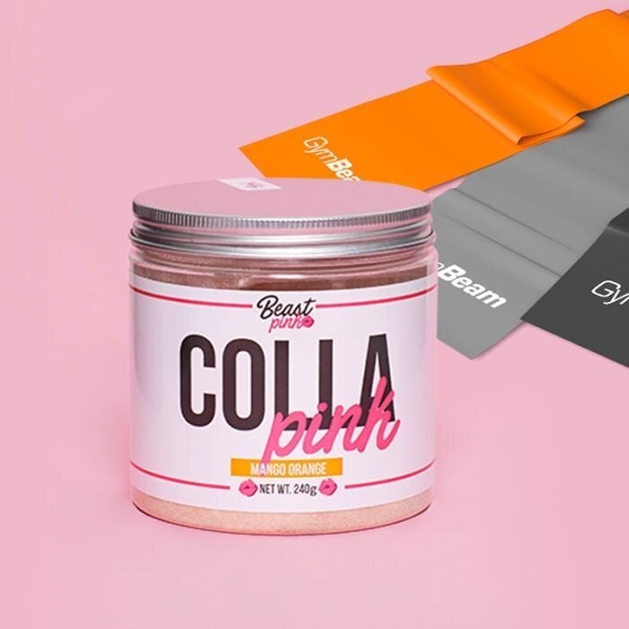 Kolagenas BeastPink Colla pink 240g, Braškių Limonado