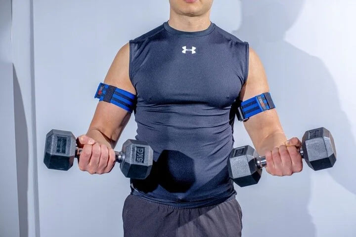 MuscleForge BFR okliuzinės treniruotės juostos
