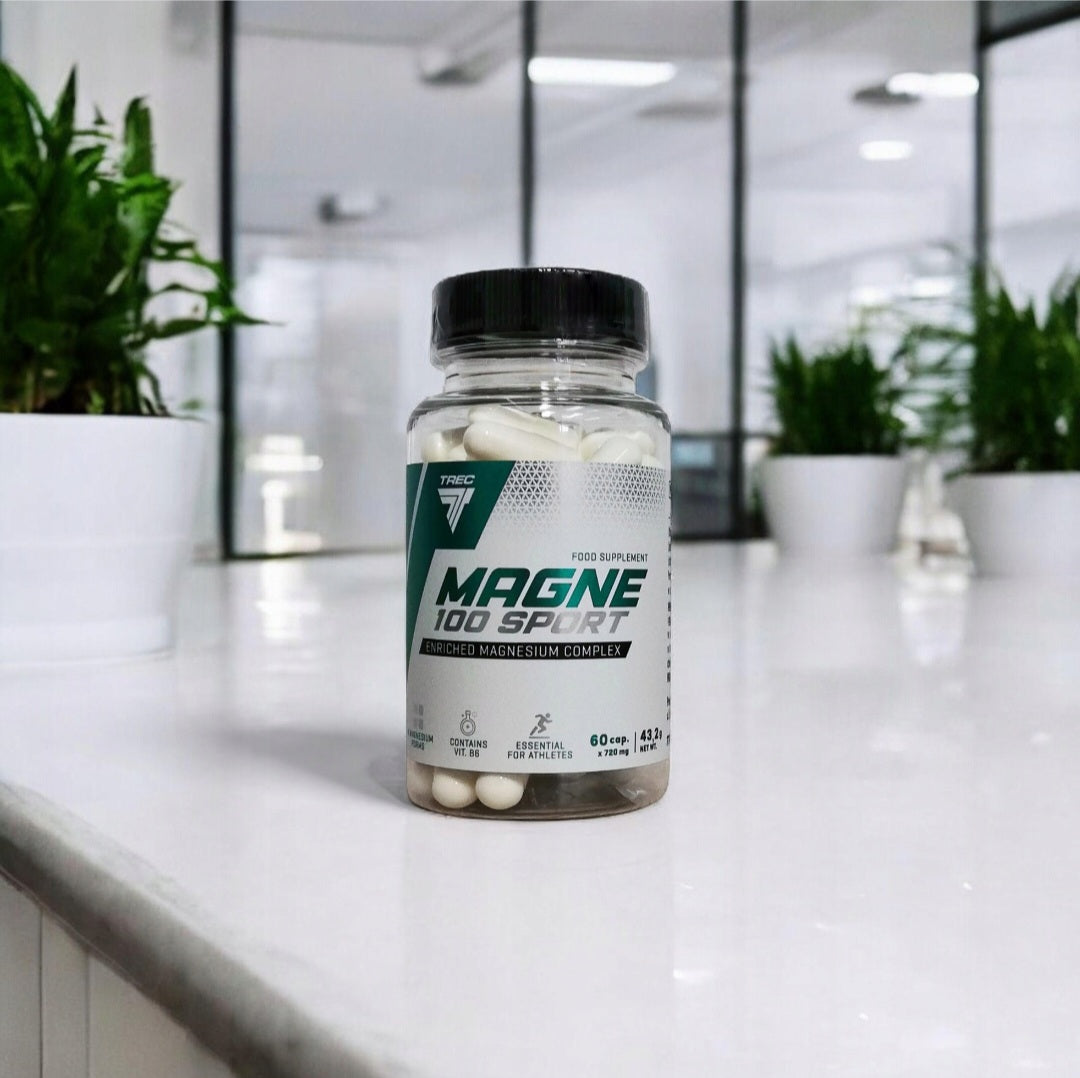 Trec Magnesium Sport Magnis 375mg + Vitamin B6 Kompleksas