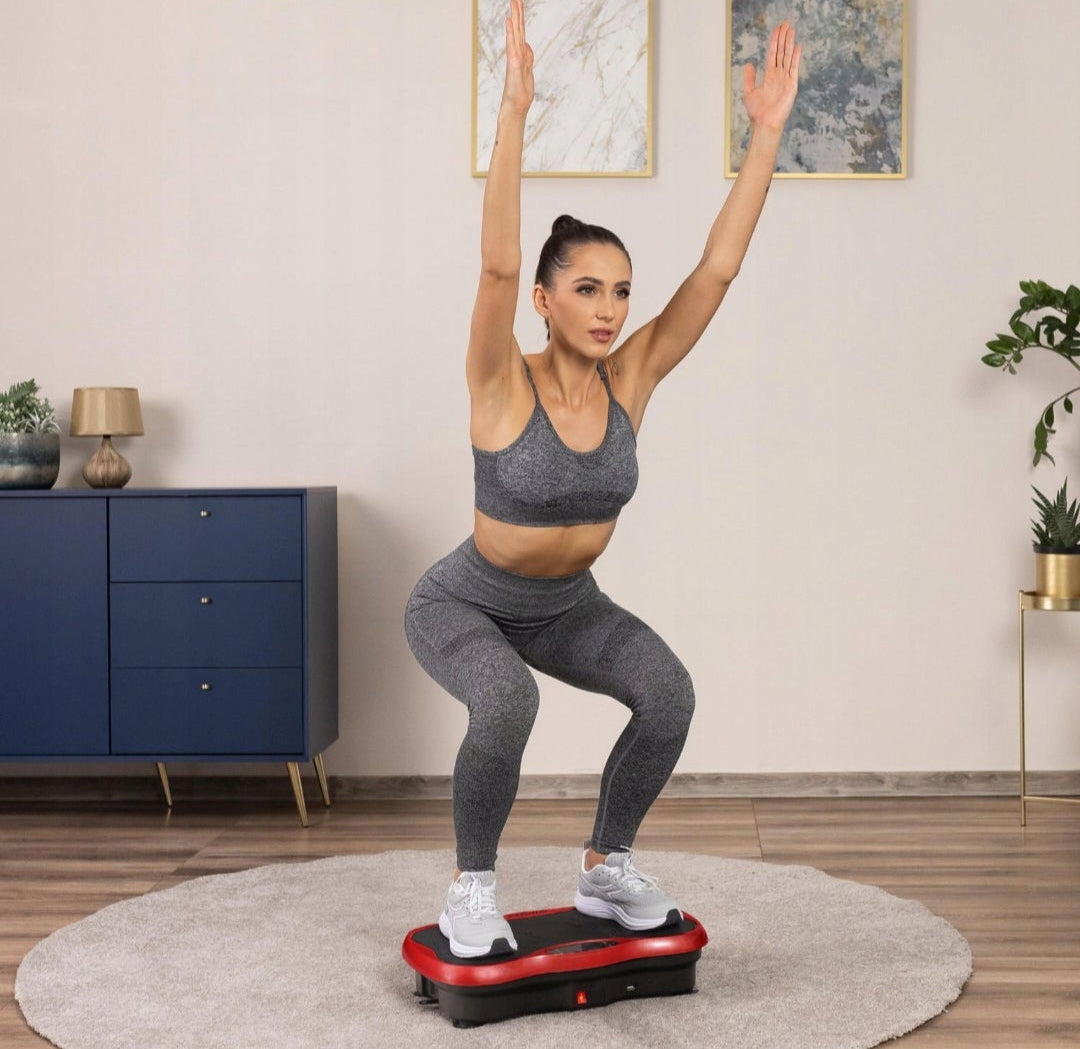 Vibracinė platforma viso kūno treniravimuo Gymtek XP500, Raudona